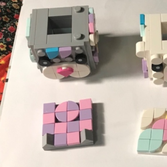 Lego DOTS Animal Photo Holder with collectable holder in center Lego miniature - Picture 2 of 5